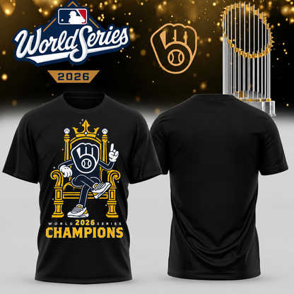 MIL World Series Champions One Side T-Shirt - Printed V29