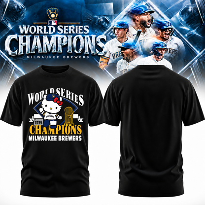 MIL World Series Champions One Side T-Shirt - Printed V21