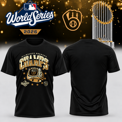 MIL World Series Champions One Side T-Shirt - Printed V42