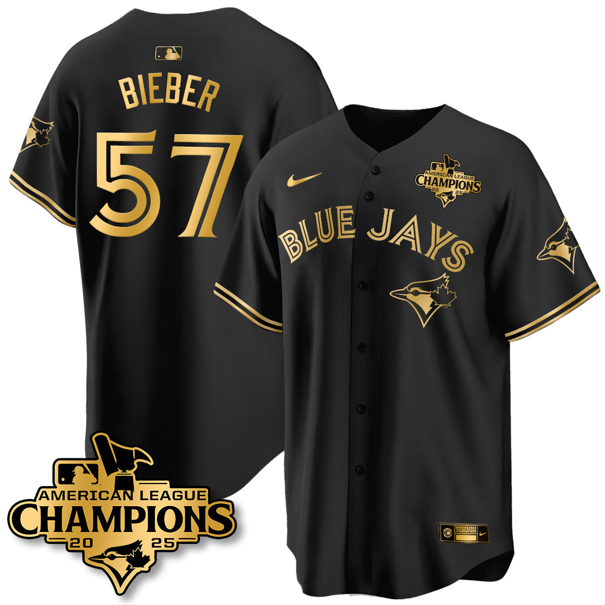 TOR 2025 American League Champions Jersey - All Stitched