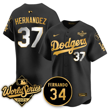 LAD 2025 National League Champions Jersey - All Stitched