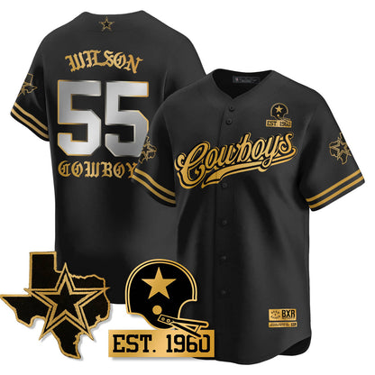 DAL Born x Raised Baseball Jersey - All Stitched