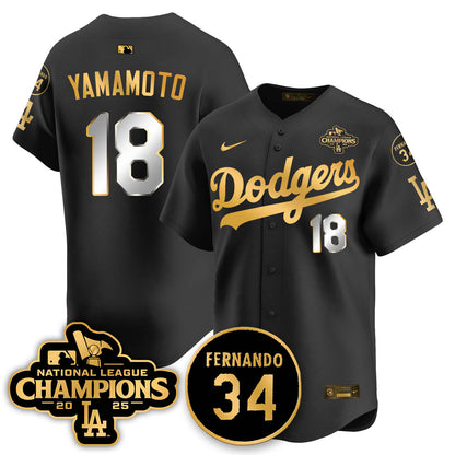 LAD 2025 NL Champions Jersey - All Stitched