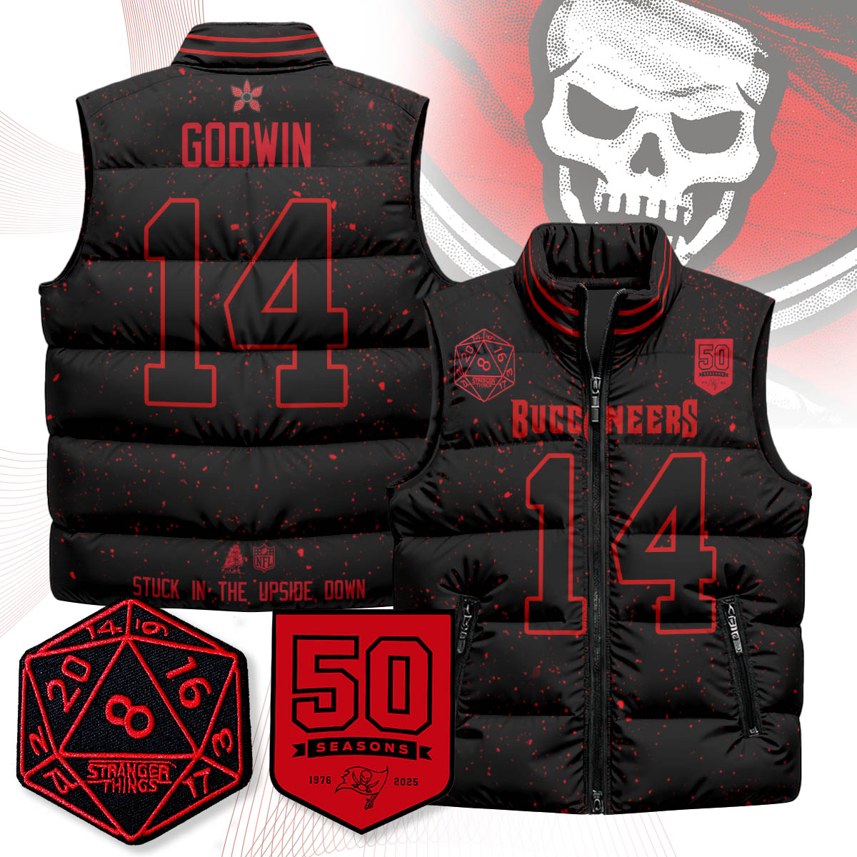 TB 'Stranger Things Edition' Unisex Puffer Vest