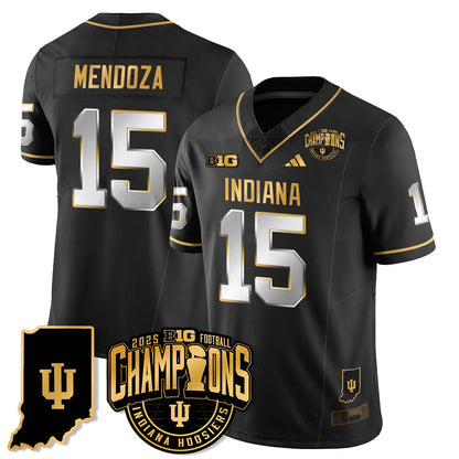 IND Vapor Limited Football Gold Jersey - Big 10 Champions - All Stitched