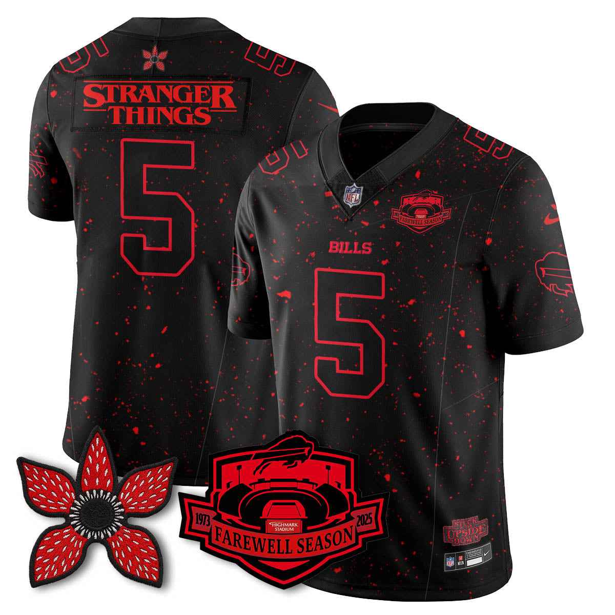 BUF 'Stranger Things Edition' Vapor Limited Jersey - All Stitched