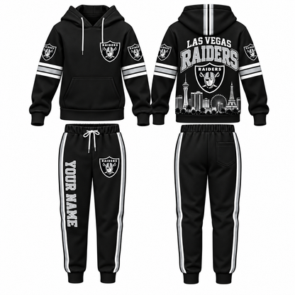 LVR Streetwear Custom Hoodie Pants Set - Printed
