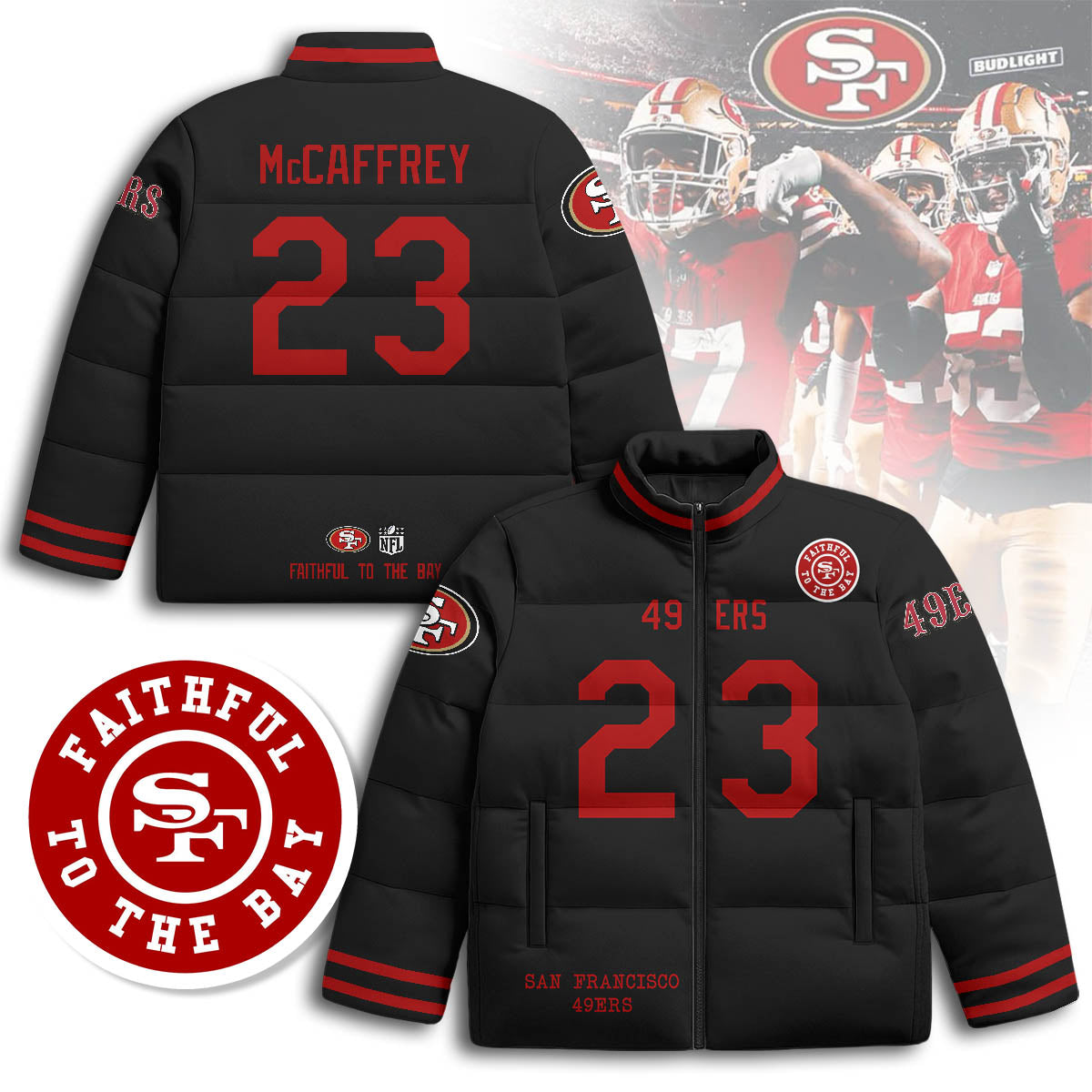 San Francisco 49ers Unisex Puffer Jacket