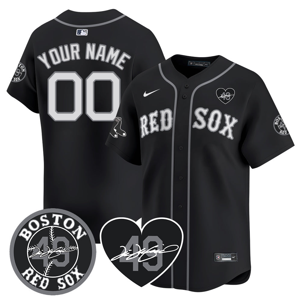 Red Sox Custom Jersey - Memorial Patch – All Stitched