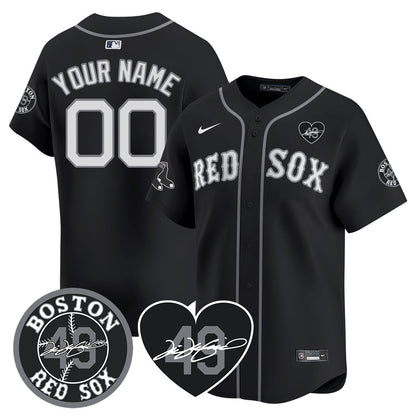 Red Sox Custom Jersey - Memorial Patch – All Stitched