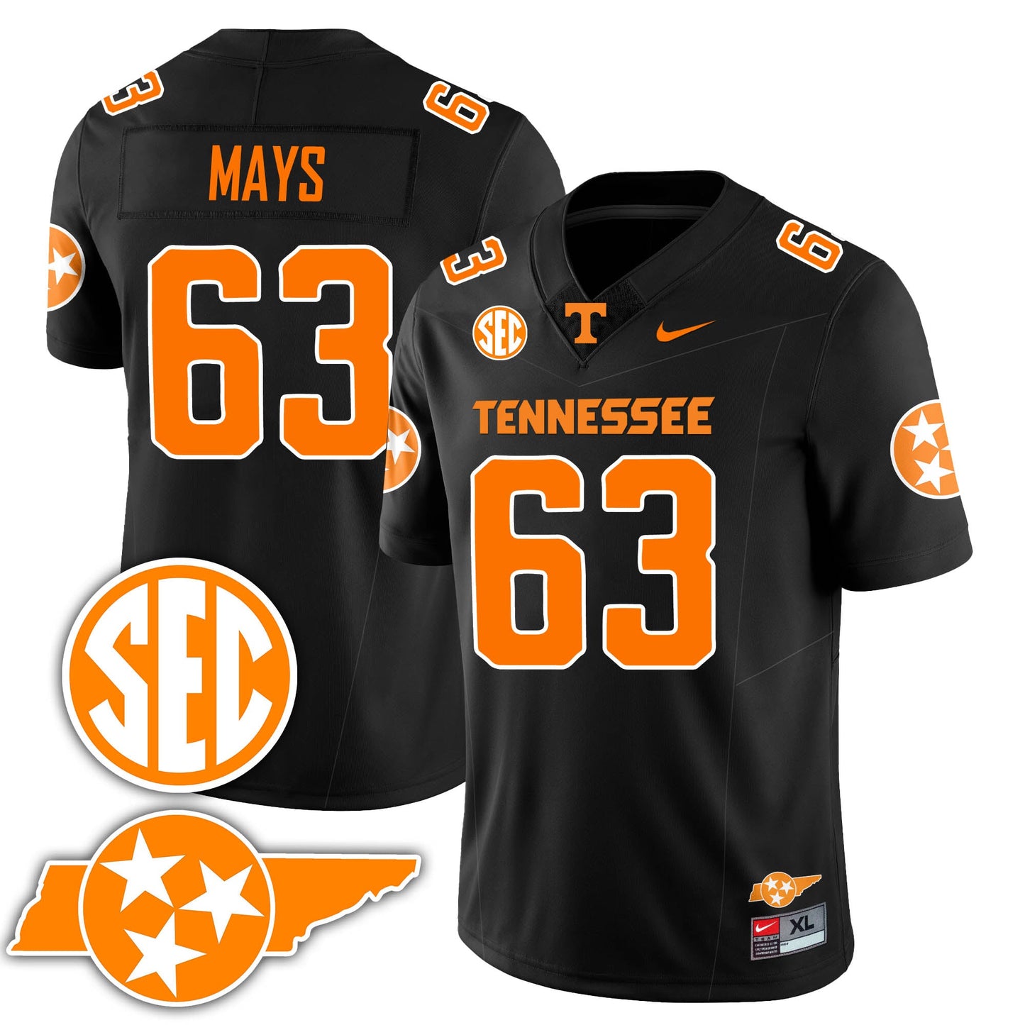 Tennessee Volunteers 2024 Football Vapor Limited Jersey - All Stitched