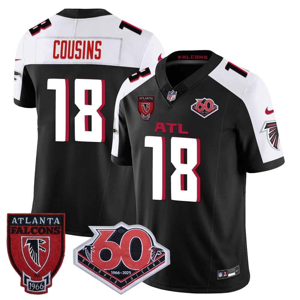 Atlanta Falcons 60th Season Vapor Limited Jersey - All Stitched