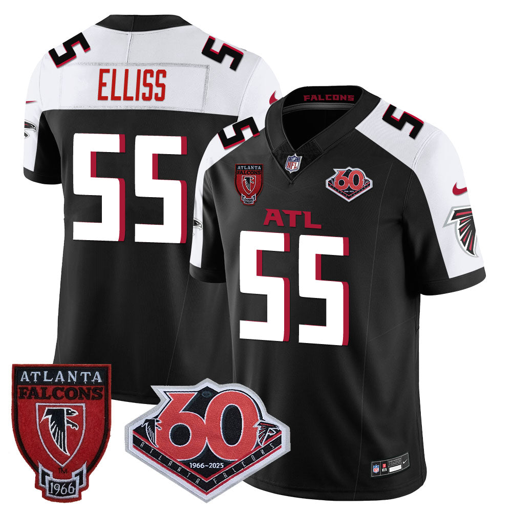 Atlanta Falcons 60th Season Vapor Limited Jersey - All Stitched