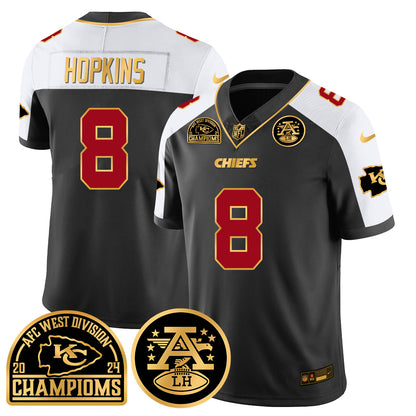 Chiefs 2024 AFC West Champs Jersey - All Stitched