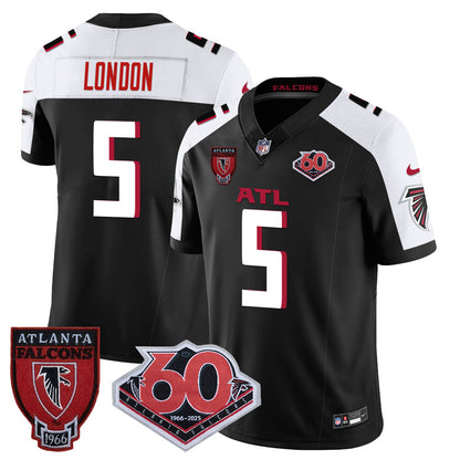 Atlanta Falcons 60th Season Vapor Limited Jersey - All Stitched