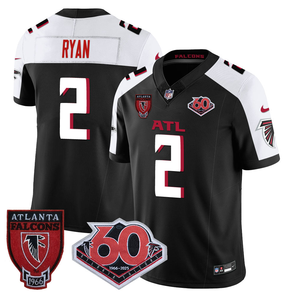 Atlanta Falcons 60th Season Vapor Limited Jersey - All Stitched