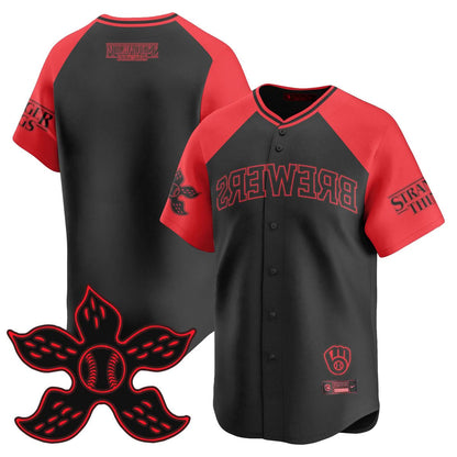 Milwaukee Brewers Stranger Things 2025 Limited Jersey - All Stitched
