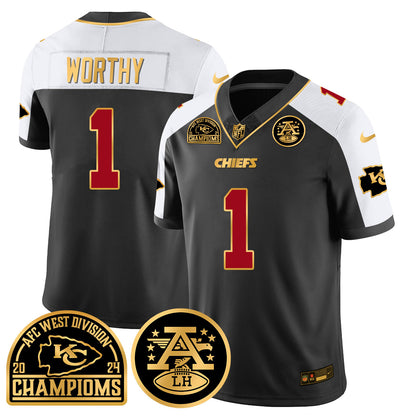 Chiefs 2024 AFC West Champs Jersey - All Stitched