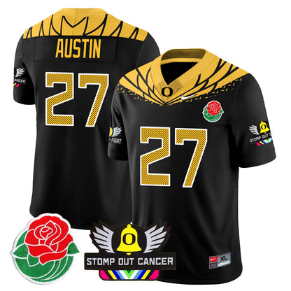 Oregon Alternate 2024 Rose Bowl Vapor Limited Jersey - All Stitched