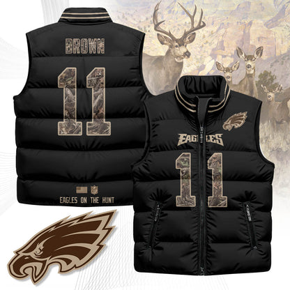 Philadelphia Eagles Hunting Unisex Puffer Vest