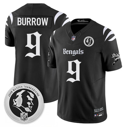 CIN Gothic Vapor Limited Jersey - John Madden Patch - All Stitched