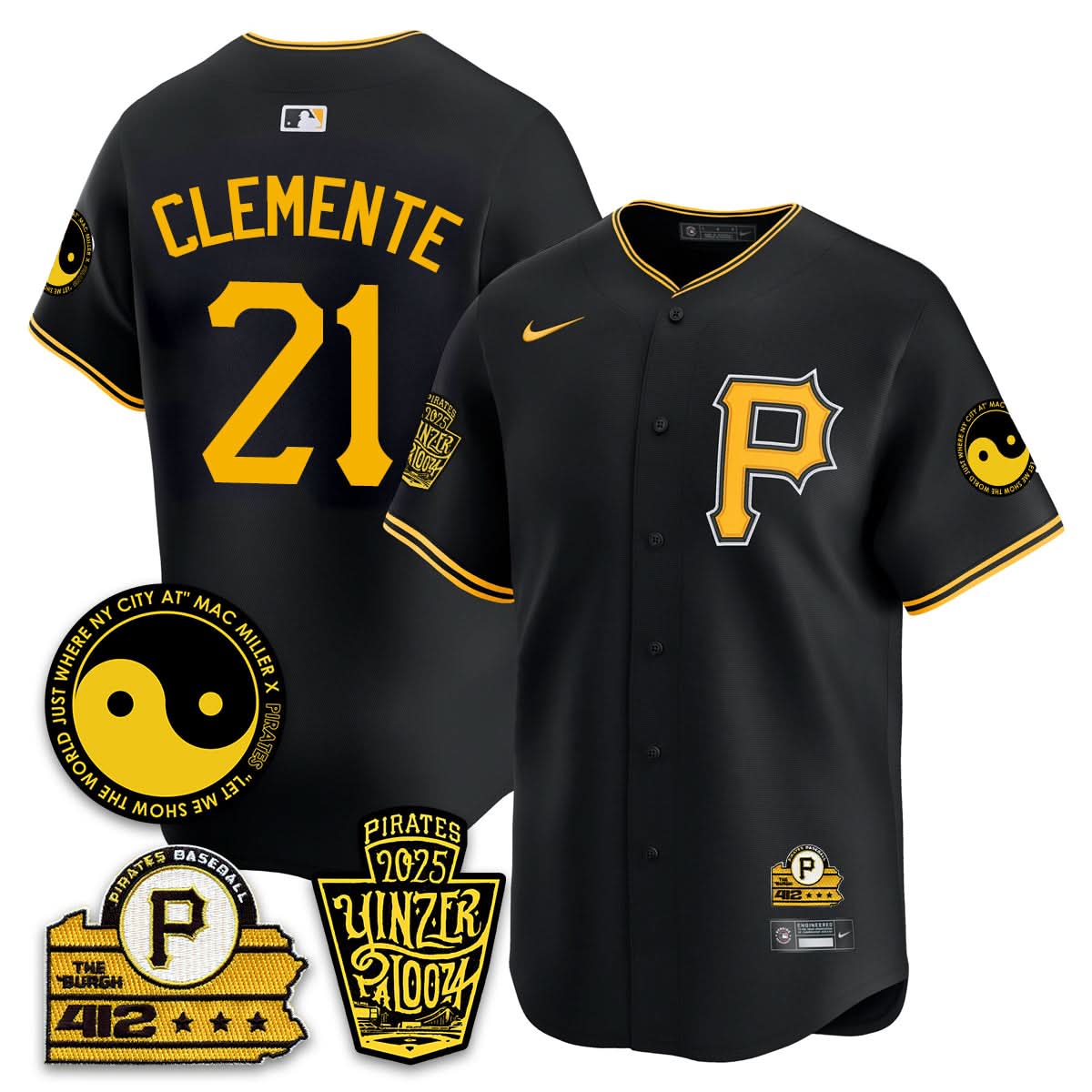Pittsburgh Pirates Yinzerpalooza 2025 Limited Jersey - All Stitched