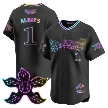 Atlanta Braves Stranger Things 2025 Limited Jersey - All Stitched