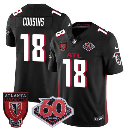 Atlanta Falcons 60th Season Vapor Limited Jersey - All Stitched