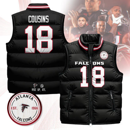 Atlanta Falcons Unisex Puffer Vest