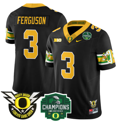 Oregon Ducks 2024 Big Ten Champions Jersey - All Stitched