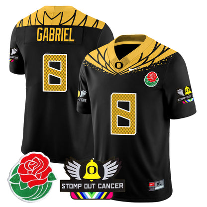 Oregon Alternate 2024 Rose Bowl Vapor Limited Jersey - All Stitched