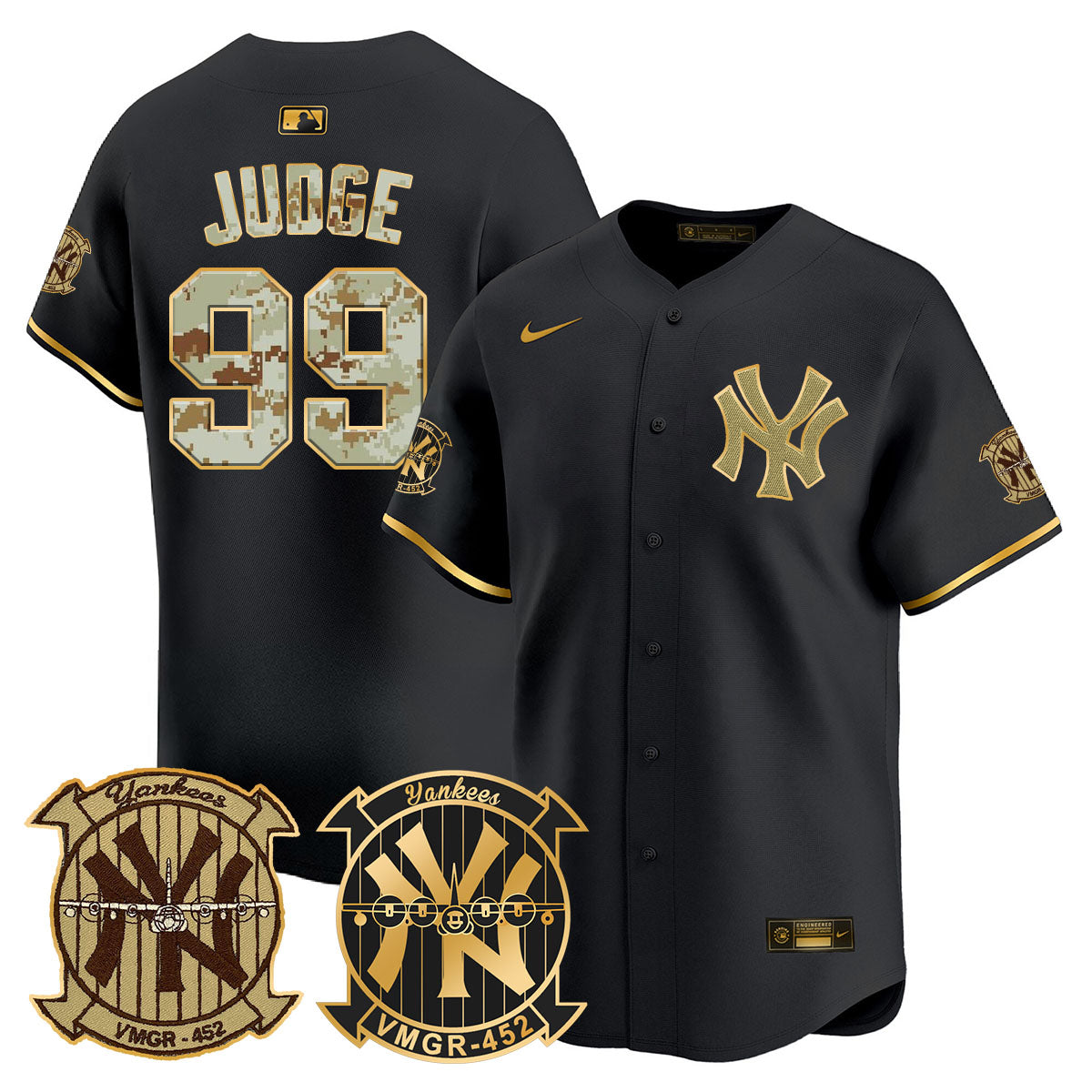 Yankees x USMC 2024 Vapor Premier Limited Jersey TLA - All Stitched