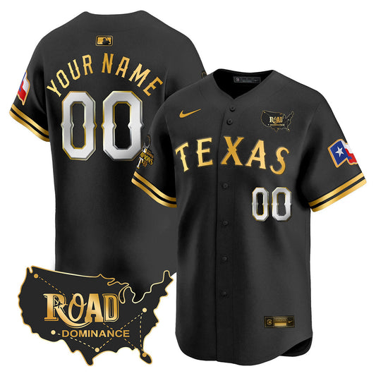 Rangers 2024 Road Dominance Limited Custom Jersey TLA - All Stitched