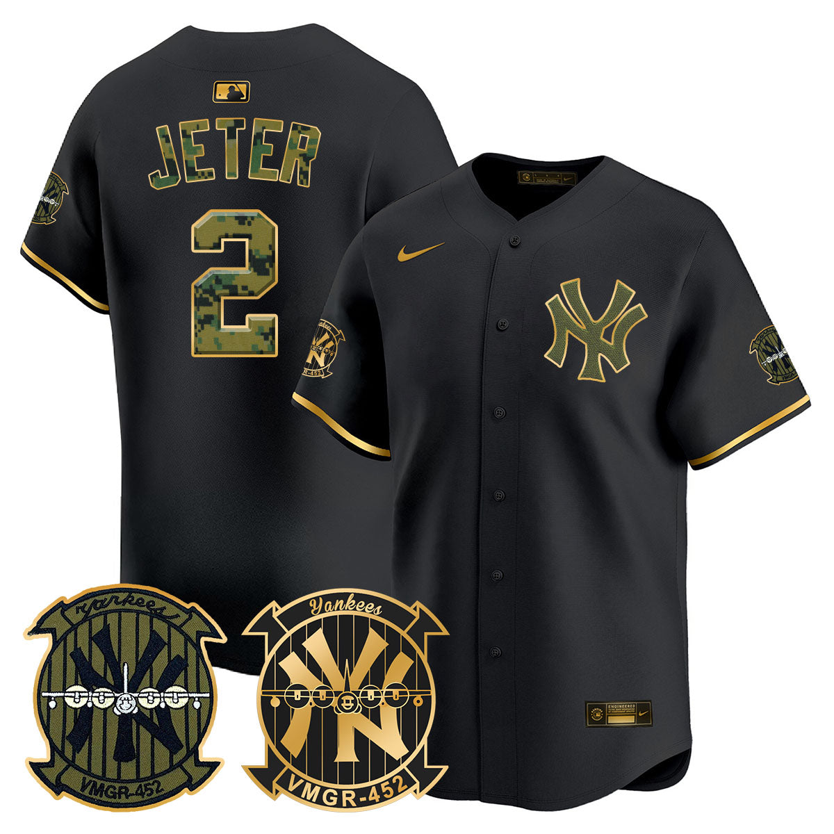 Yankees x USMC 2024 Vapor Premier Limited Jersey TLA - All Stitched