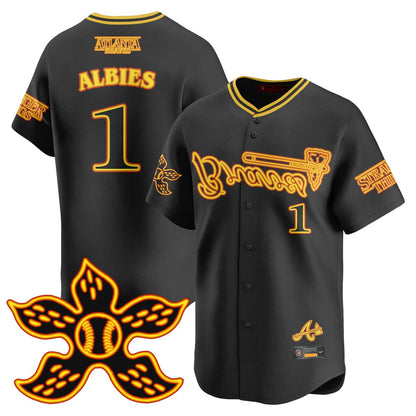 Atlanta Braves Stranger Things 2025 Limited Jersey - All Stitched
