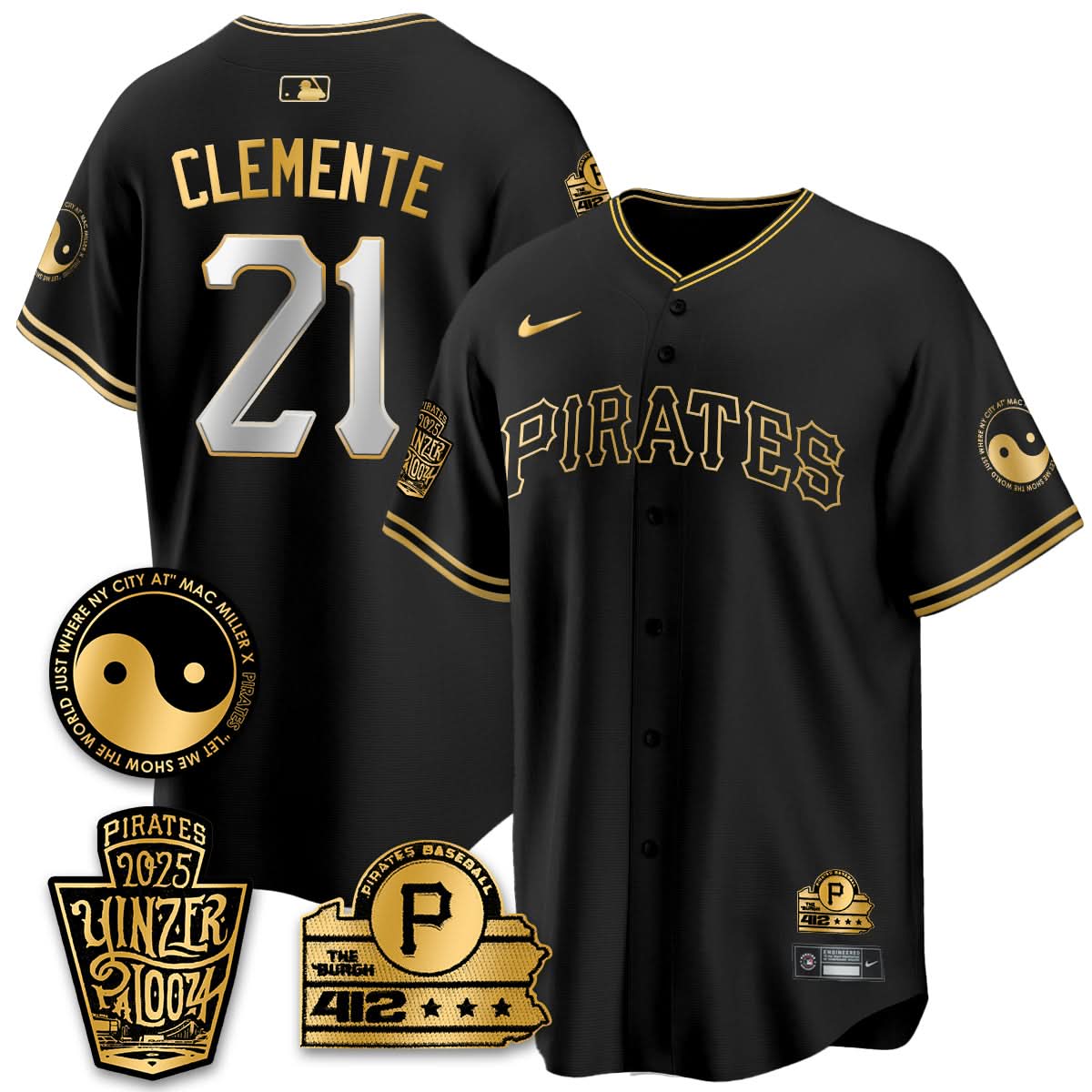 Pittsburgh Pirates Yinzerpalooza 2025 Limited Jersey - All Stitched