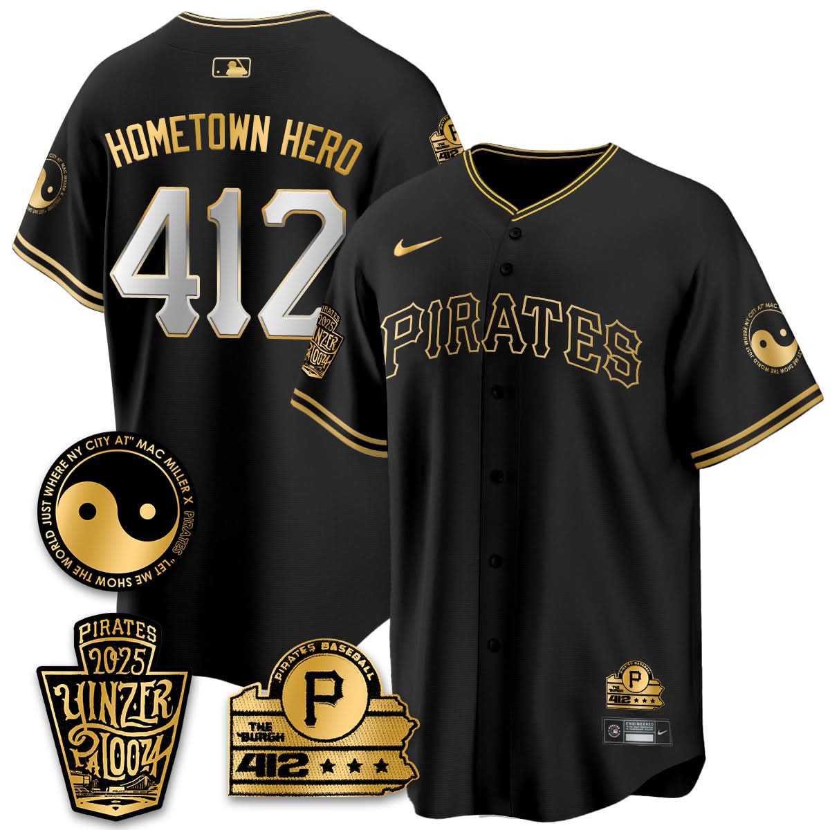 Pittsburgh Pirates Yinzerpalooza 2025 Limited Jersey - All Stitched