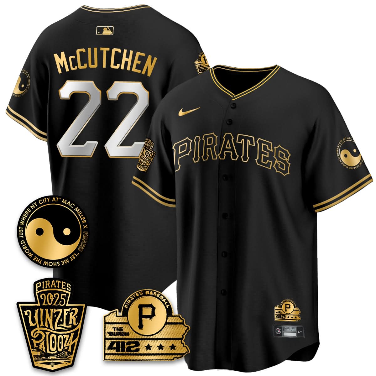 Pittsburgh Pirates Yinzerpalooza 2025 Limited Jersey - All Stitched