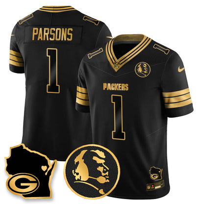 GB 4-Time Champions Vapor Limited Jersey - John Madden Patch - All Stitched