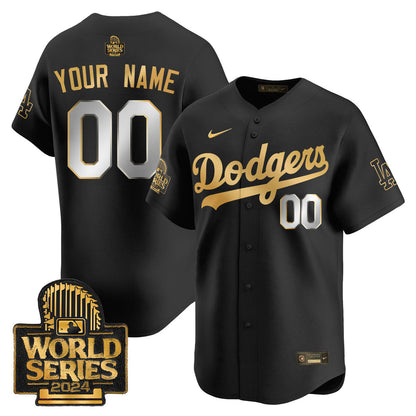 Los Angeles Dodgers World Series 2024 Custom Jersey - All Stitched