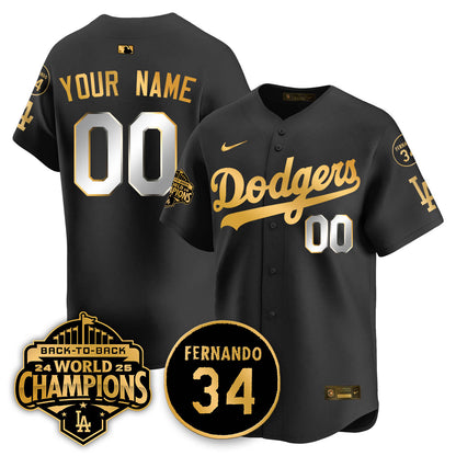 LAD 2025 Back To Back Champions Custom Jersey - All Stitched