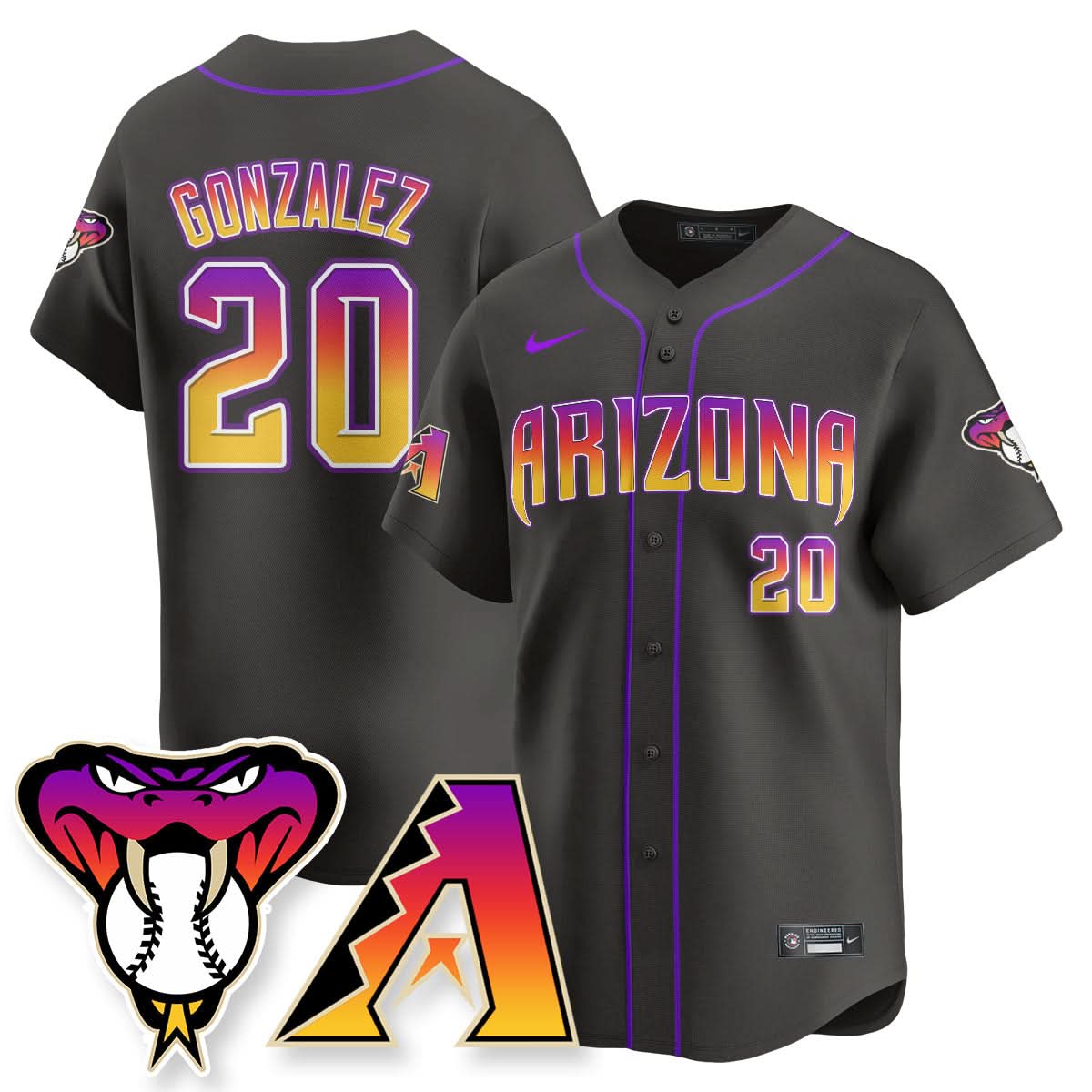 Arizona Diamondbacks 2025 City Connect Concept Jersey - All Stitched