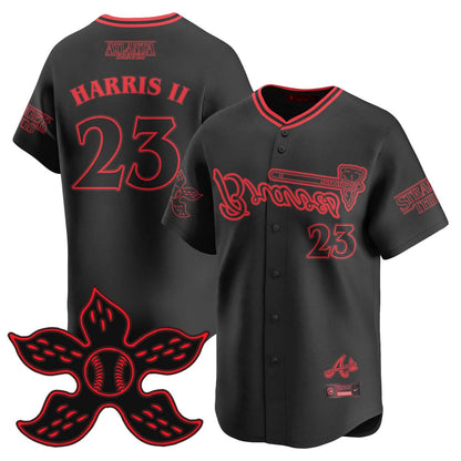 Atlanta Braves Stranger Things 2025 Limited Jersey - All Stitched