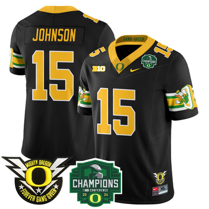 Oregon Ducks 2024 Big Ten Champions Jersey - All Stitched