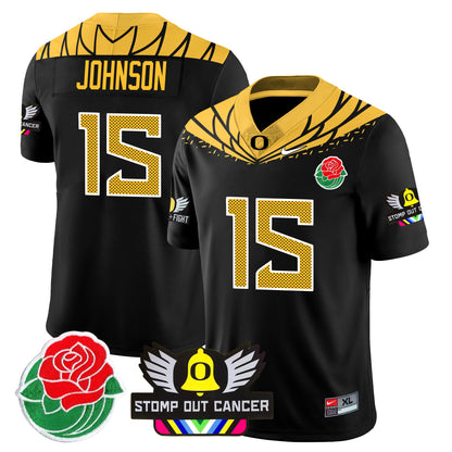 Oregon Alternate 2024 Rose Bowl Vapor Limited Jersey - All Stitched