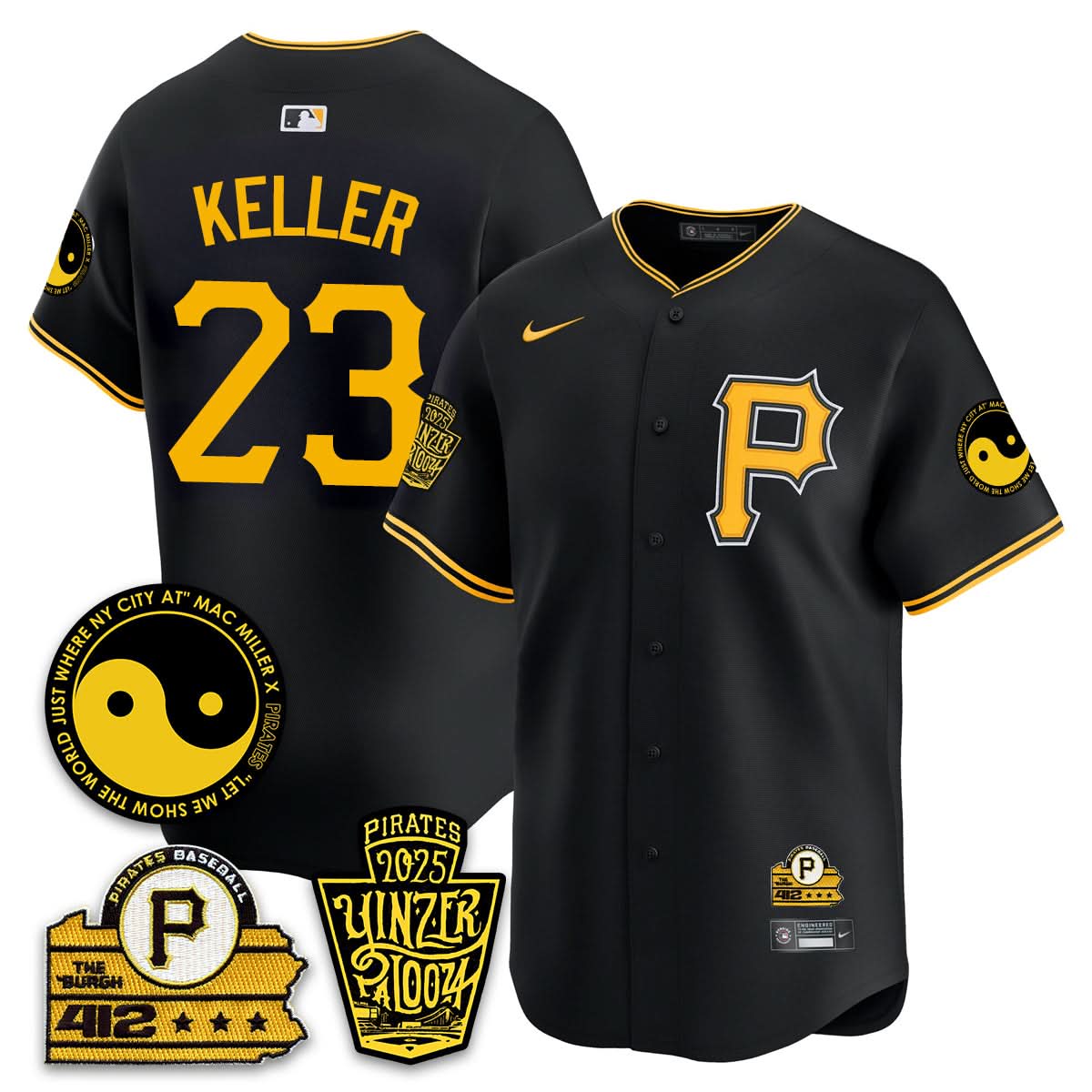 Pittsburgh Pirates Yinzerpalooza 2025 Limited Jersey - All Stitched