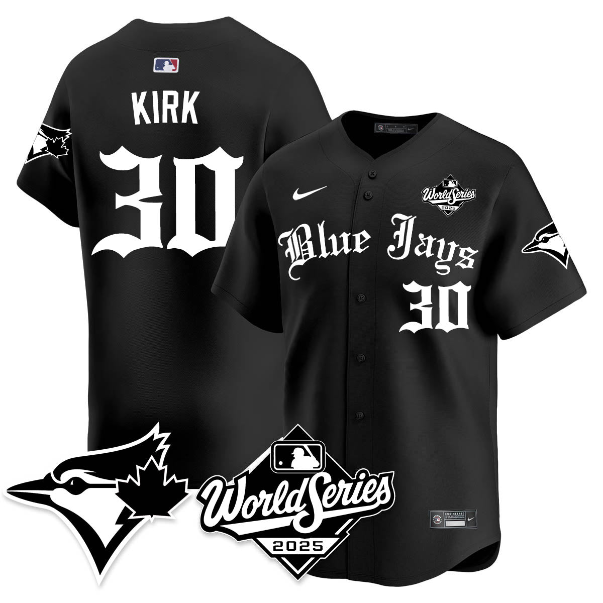 TOR Gothic 2025 World Series Jersey - All Stitched
