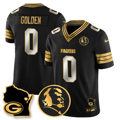 GB 4-Time Champions Vapor Limited Jersey - John Madden Patch - All Stitched