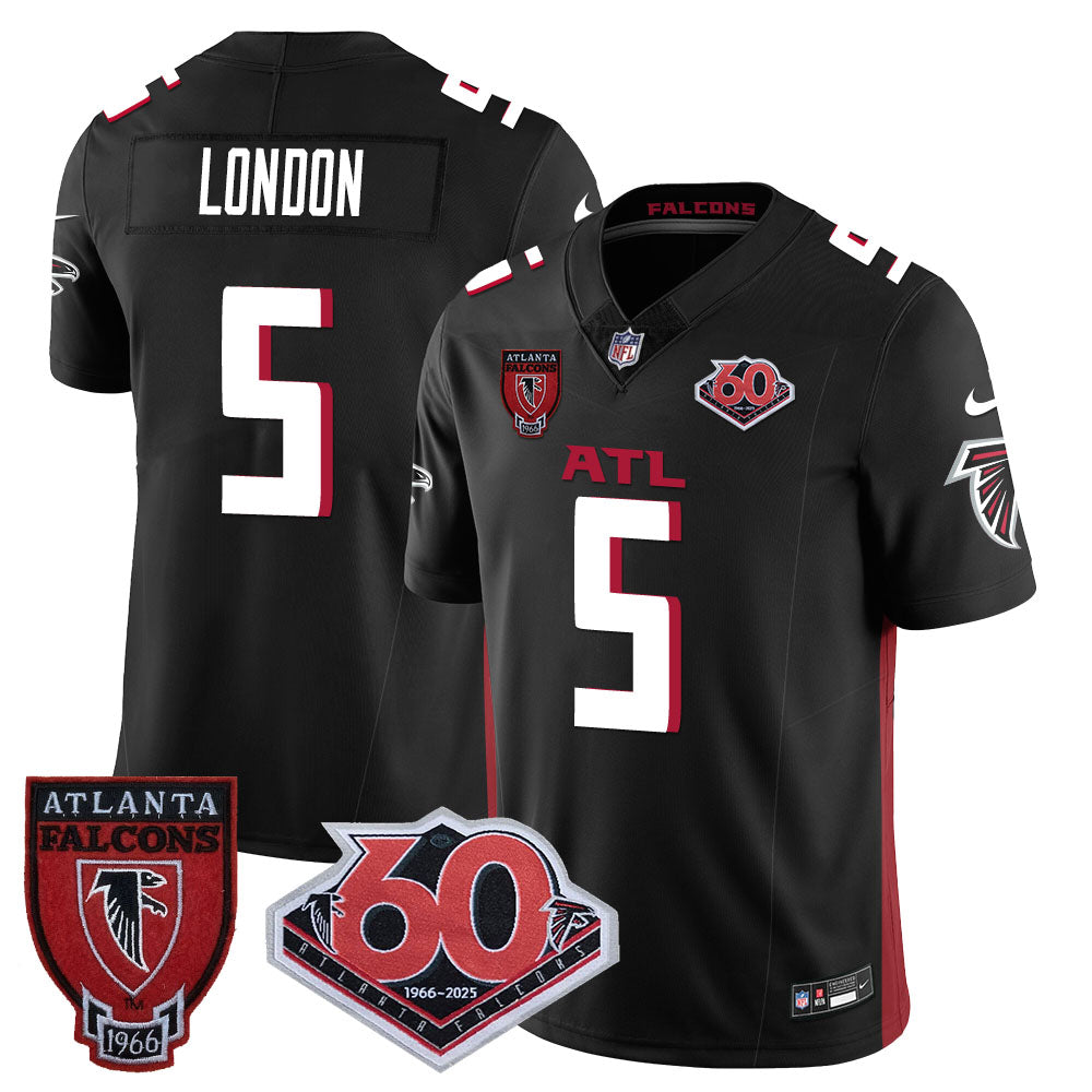 Atlanta Falcons 60th Season Vapor Limited Jersey - All Stitched