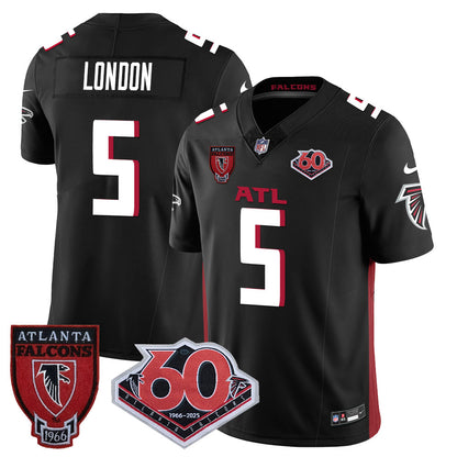 Atlanta Falcons 60th Season Vapor Limited Jersey - All Stitched